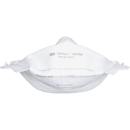 Respirateur et masque chirurgical VFlex contre les particules en sant&eacute;, N95, Certifi&eacute; NIOSH, Petit OSI Industrial Sales