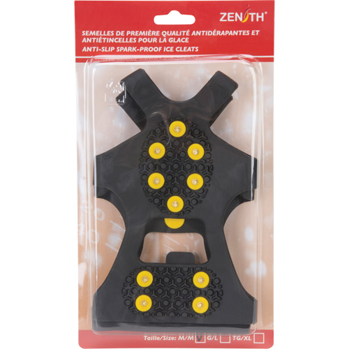 Anti-Slip Spark-Proof Ice Cleats, Brass, Stud Traction, Medium OSI Industrial Sales