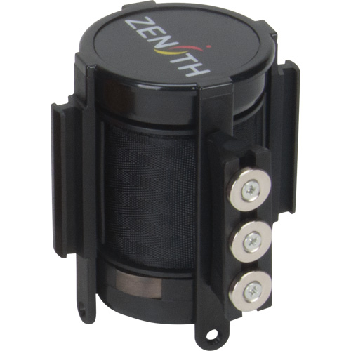 Cassette de ruban magn&eacute;tique pour barri&egrave;re de contr&ocirc;le des foules personnalis&eacute;e, 12', Ruban Noir OSI Industrial Sales