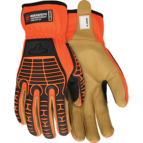 Gants antichocs UltraTech, Moyen, Paume en Cuir fleur, Poignet &agrave; enfiler OSI Industrial Sales