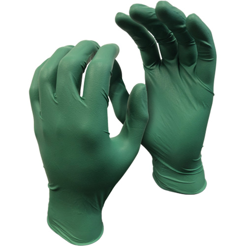 5559PF Green Monkey Gloves, Small, Nitrile, 4-mil, Powder-Free, Green OSI Industrial Sales