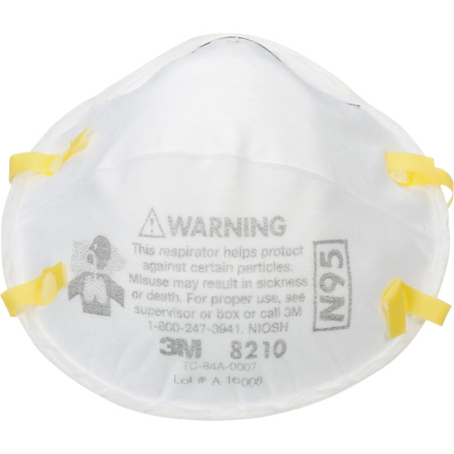 Respirateur contre les particules, N95, Certifi&eacute; NIOSH OSI Industrial Sales