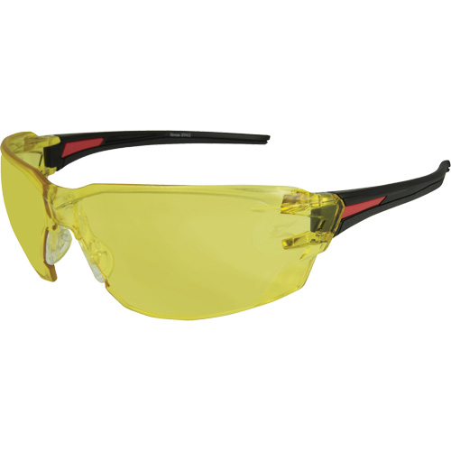 Lunettes de s&eacute;curit&eacute; Nevosa, Lentille Jaune, Anti-&eacute;gratignures, R&eacute;pond ou surpasse la norme CSA Z94.3 OSI Industrial Sales