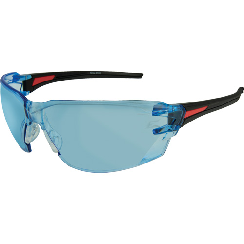 Lunettes de s&eacute;curit&eacute; Nevosa, Lentille Bleu p&acirc;le, Anti-&eacute;gratignures, R&eacute;pond ou surpasse la norme CSA Z94.3 OSI Industrial Sales
