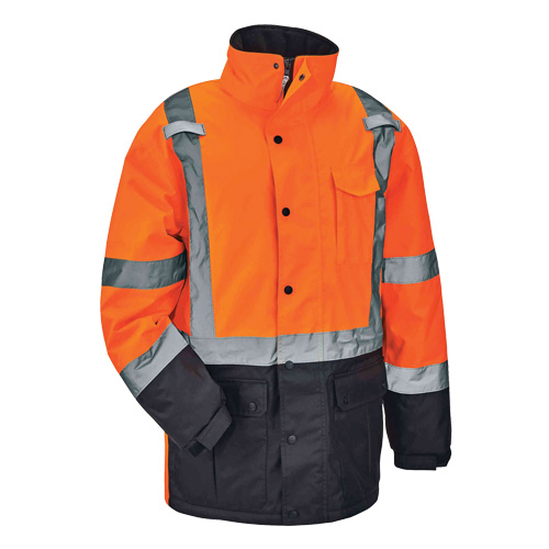 Parka thermique GloWear 8384 de Type R, Orange haute visibilit&eacute;, Grand OSI Industrial Sales