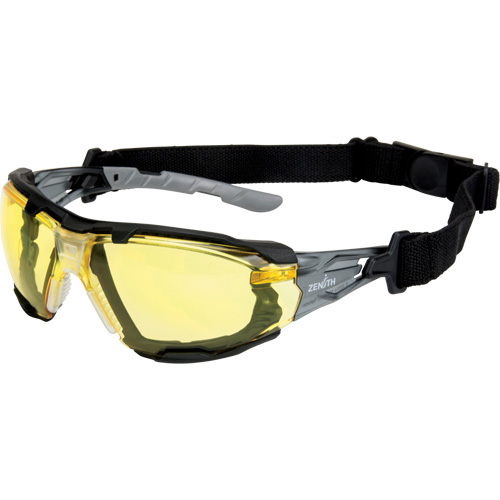 Z2900 Series Safety Glasses with Foam Gasket, Amber Lens, Anti-Scratch, ANSI Z87+/Meets/Exceeds CSA Z94.3 OSI Industrial Sales