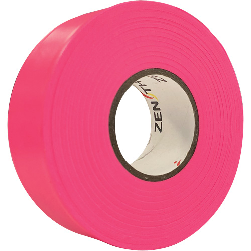 Ruban de signalisation, 1,1875" la x 164' lo, Rose fluorescent OSI Industrial Sales
