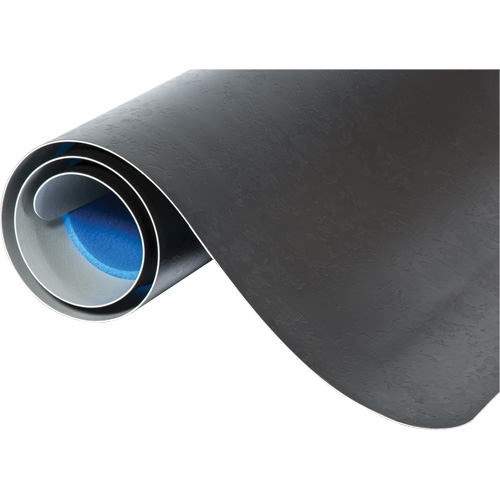 Tapis antimicrobiens WD Elegance, Lisse, 3' x 5' x 9/16", Noir, Vinyle OSI Industrial Sales
