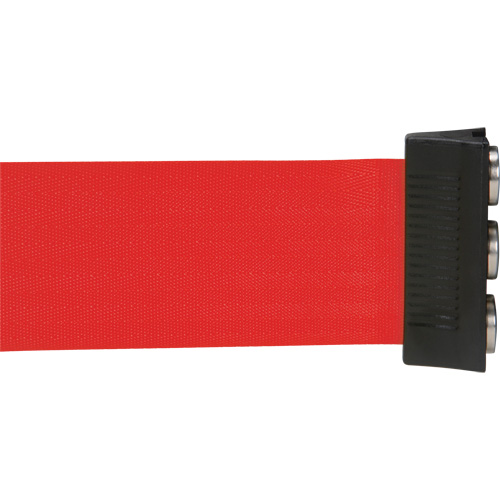 Magnetic Tape Cassette for Build-Your-Own Crowd Control Barrier, 12', Red Tape OSI Industrial Sales