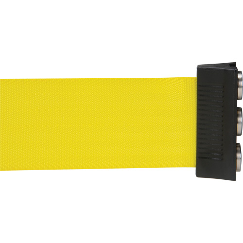 Magnetic Tape Cassette for Build-Your-Own Crowd Control Barrier, 12', Yellow Tape OSI Industrial Sales