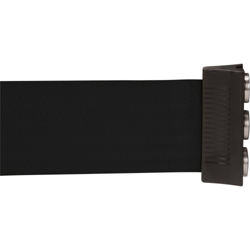 Cassette de ruban magn&eacute;tique pour barri&egrave;re de contr&ocirc;le des foules personnalis&eacute;e, 12', Ruban Noir OSI Industrial Sales