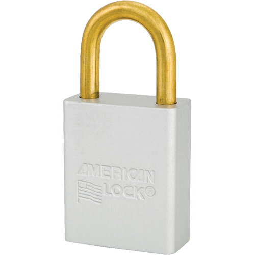 American Lock&reg; Safety Padlock, Clear, Keyed Alike, Aluminum, 1-1/2" Width OSI Industrial Sales