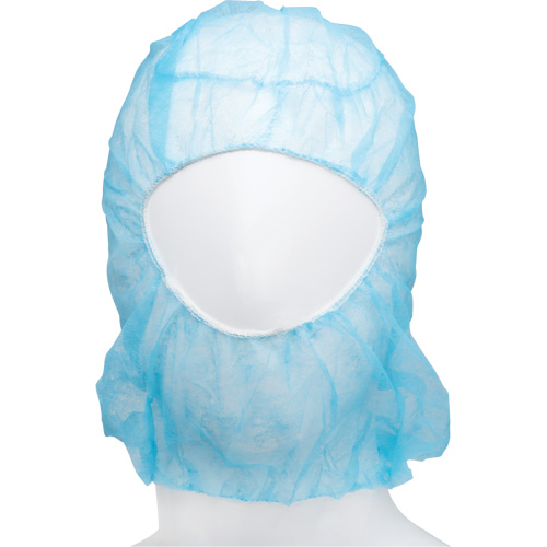 Cagoule jetable, Polypropyl&egrave;ne, Bleu OSI Industrial Sales