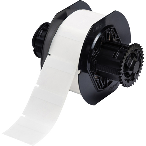 B33 Series Self-Laminating Labels, Vinyl, 1.75" L x 1.5" H, White OSI Industrial Sales