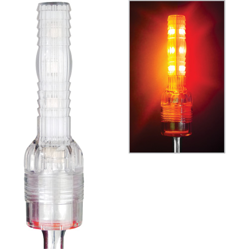 Tiges de s&eacute;curit&eacute; avec lumi&egrave;re DEL tr&egrave;s visibles Safety Whip OSI Industrial Sales