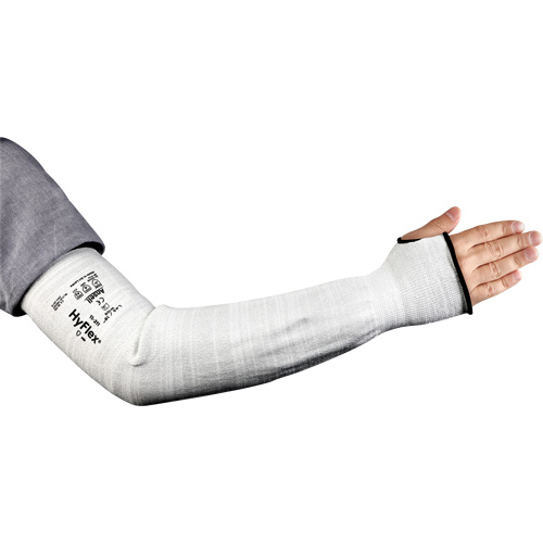 Manchon &eacute;troit r&eacute;sistant aux coupures HyFlex s&eacute;rie 11-211, Intercept, 18", ASTM ANSI niveau A2/EN 388 niveau 2, Gris OSI Industrial Sales