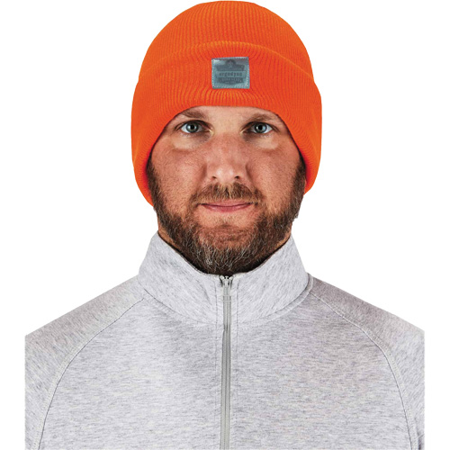 Bonnet en tricot c&ocirc;tel&eacute; N-Ferno, Taille unique, Orange OSI Industrial Sales