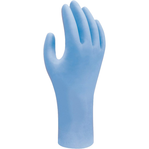 Biodegradable Disposable Gloves, X-Small, Nitrile, 2.5-mil, Powder-Free, Blue OSI Industrial Sales