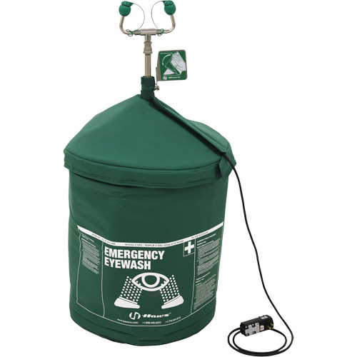 Portable Tempered Emergency Eyewash, Pressurized, 15 gal. Capacity, Meets ANSI Z358.1 OSI Industrial Sales