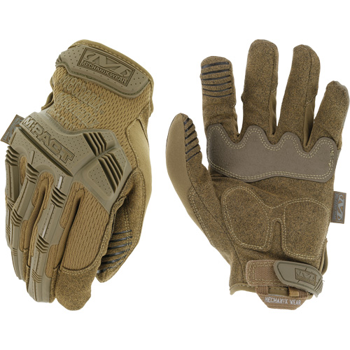 Gants antichocs tactiques Coyote M-Pact, 8, Paume en Synth&eacute;tique, Poignet Boucle et crochet OSI Industrial Sales