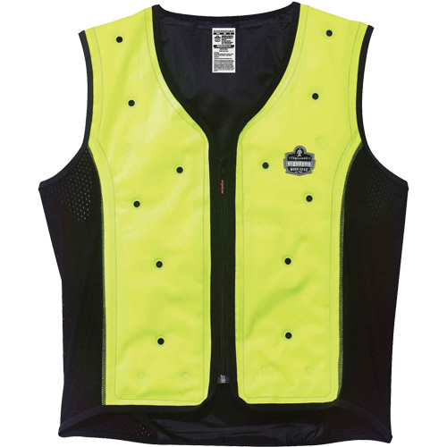 Chill-Its&reg; 6685 Dry Cooling Vest, 4X-Large, High Visibility Lime-Yellow OSI Industrial Sales