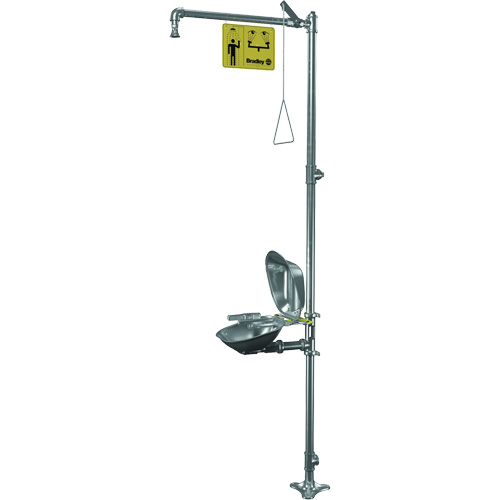 Douche et laveur des yeux/du visage Halo, Socle OSI Industrial Sales