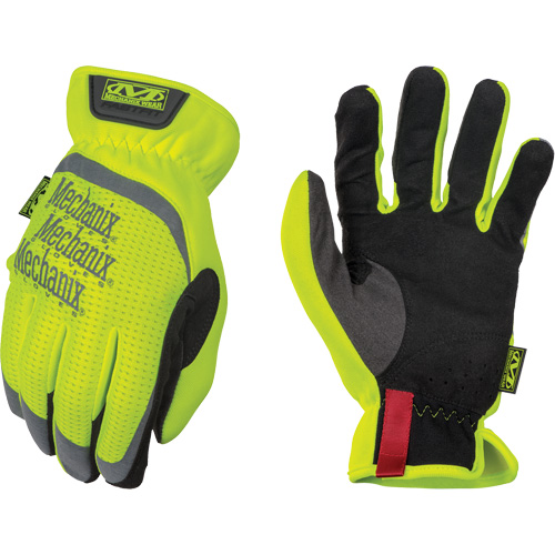 Gants de travail FastFit &agrave; haute visibilit&eacute;, Paume Synth&eacute;tique, Taille Grand/10 OSI Industrial Sales