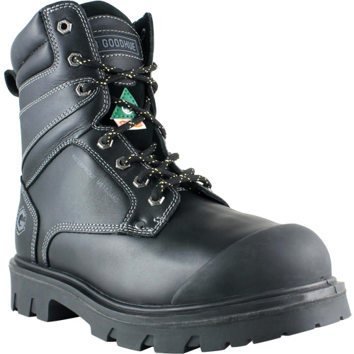Boomerang Work Boots, Leather, Steel Toe, Size 7, Impermeable OSI Industrial Sales