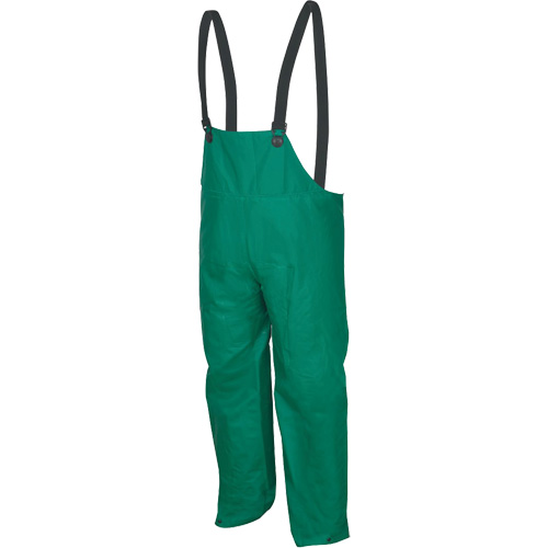 Pantalons imperm&eacute;ables avec limite dinflammabilit&eacute; Dominator, Grand, Polyester/PVC, Vert OSI Industrial Sales