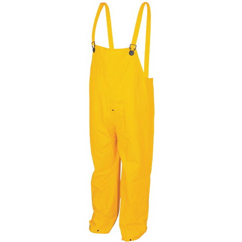 Classic Series Bib Rain Pants, Large, Polyester/PVC, Yellow OSI Industrial Sales
