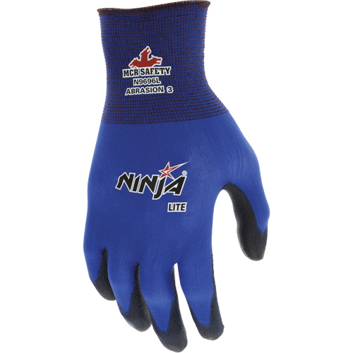 Gants enduits Lite Ninja, Grand, R&ecirc;vetement Polyur&eacute;thane, Calibre 18, Enveloppe en Nylon OSI Industrial Sales