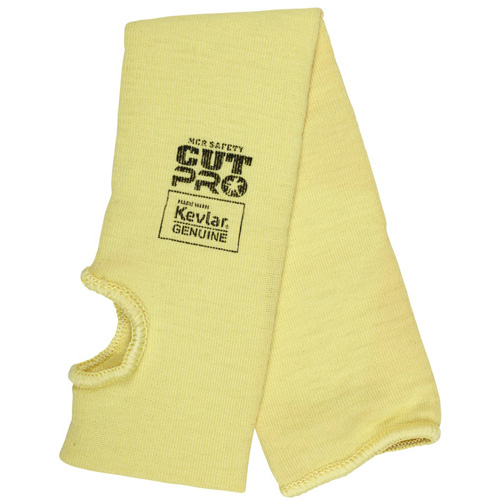 Safety Cut Pro Cut Resistant Sleeve, Kevlar&reg;, 18", ASTM ANSI Level A3, Yellow OSI Industrial Sales
