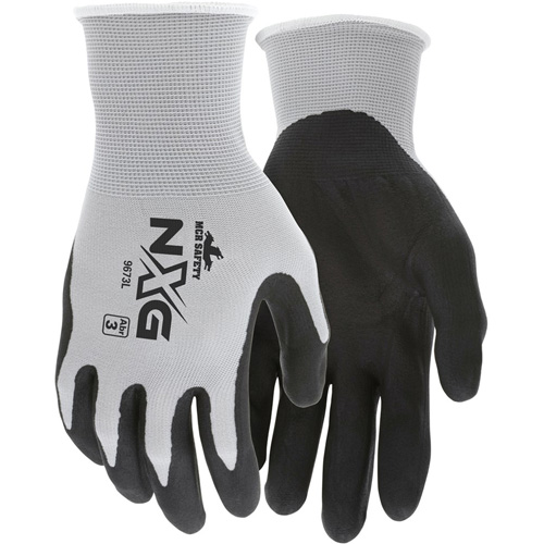 NXG&reg; Coated Gloves, Large, Foam Nitrile Coating, 13 Gauge, Nylon Shell OSI Industrial Sales