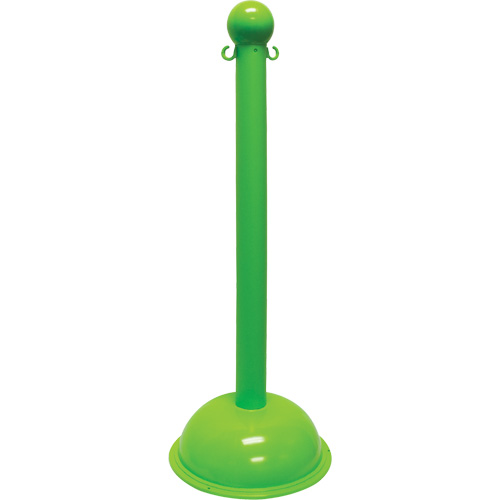 Heavy-Duty Stanchion, 40" High, Green OSI Industrial Sales