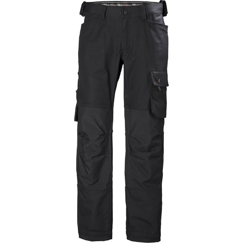 Oxford Work Pants, Cotton, Black, Size 30 OSI Industrial Sales