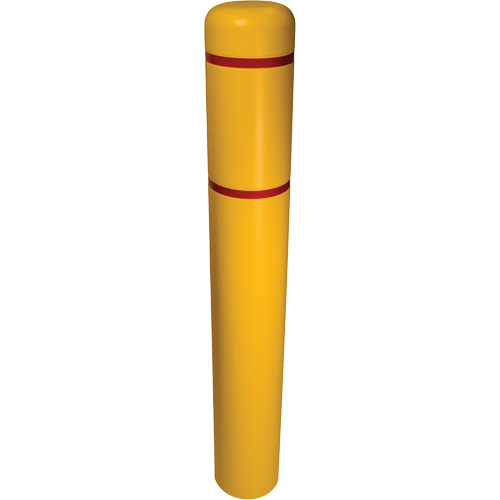 Couvre-bollard, 4" dia. x 54" l, Jaune OSI Industrial Sales
