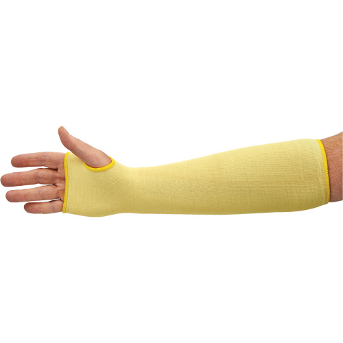 Manchons r&eacute;sistant aux coupures G60 KleenGuard, Kevlar, 18", ASTM ANSI niveau A2/EN 388 niveau 2, Jaune OSI Industrial Sales