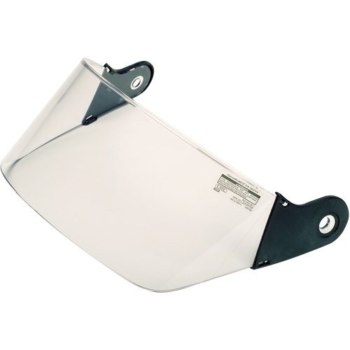 Visi&egrave;re de protection pour casques d'incendie et de sauvetage, Polycarbonate, Teinte Transparent OSI Industrial Sales