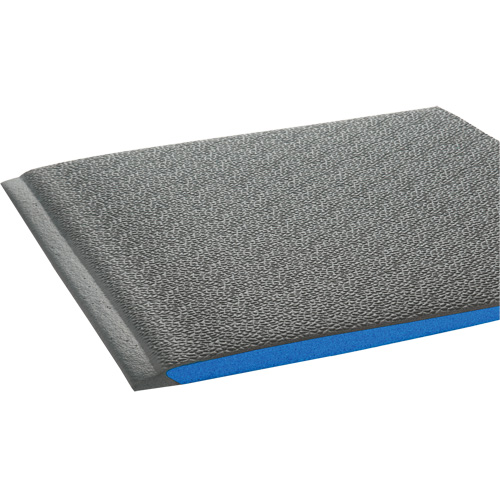 Tapis ergonomiques Wear-Bond Comfort-King, Rugueux, 2' x 3' x 9/16", Gris, Mousse de vinyle OSI Industrial Sales
