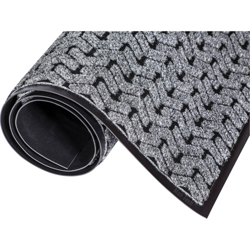 Tapis d'accueil Performance Tire-Track, Essuie-pieds/grattoir, 4' x 8' x 3/8", Gris OSI Industrial Sales