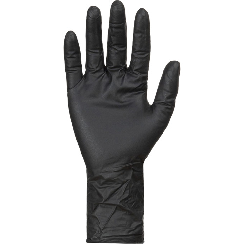 KeepKleen&reg; Disposable Gloves, X-Large, Nitrile, 8-mil, Powder-Free, Black OSI Industrial Sales