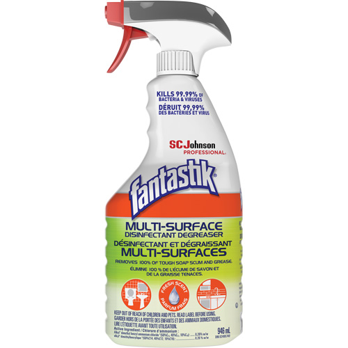 Fantastik&reg; Professional Multi-Surface Disinfectant & Degreaser, 946 ml, Trigger Bottle OSI Industrial Sales