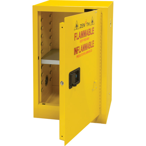 Flammable Storage Cabinet, 12 gal., 1 Door, 23" W x 35" H x 18" D OSI Industrial Sales
