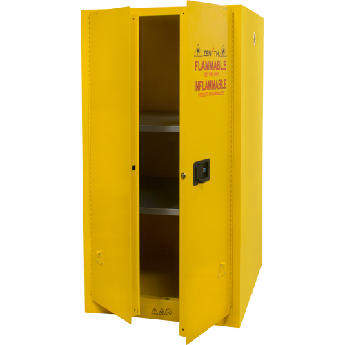 Armoire pour produits inflammables, 60 gal., 2 Porte(s), 34" La x 65" h x 34" p OSI Industrial Sales