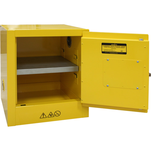Armoire pour produits inflammables, 4 gal., 1 Porte(s), 17" La x 22" h x 18" p OSI Industrial Sales