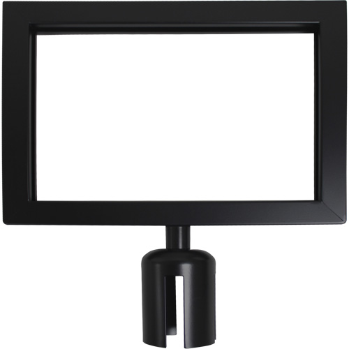 Sign Frame for Crowd Control Post, Black OSI Industrial Sales