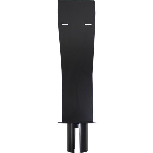 Porte-distributeur pour poteaux de barri&egrave;re pour le contr&ocirc;le des foules, Noir OSI Industrial Sales