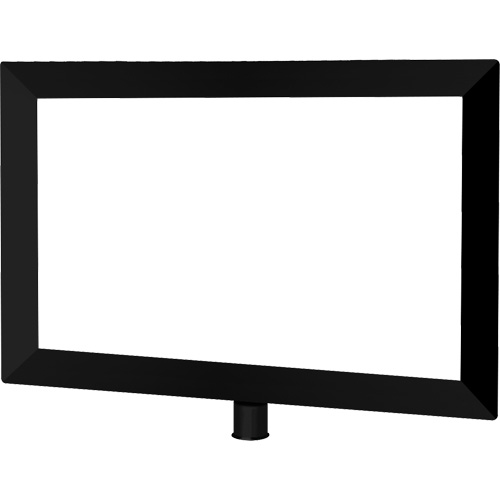 Heavy-Duty Horizontal Sign Holder for Classic Posts, Black OSI Industrial Sales