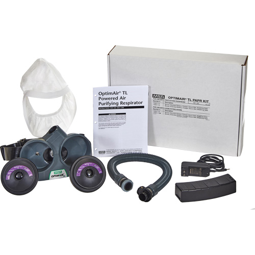 Trousse d'intervention d'APR &agrave; &eacute;puration d'air motoris&eacute; OptimAir TL, Capuchon & visi&egrave;re, Pile Lithium-ion OSI Industrial Sales