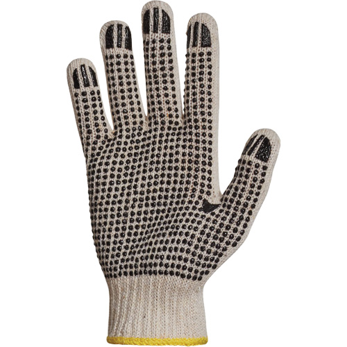 Sure Grip&reg; PVC Dotted String Knit Glove, Poly/Cotton, Single Sided, 7 Gauge, X-Small OSI Industrial Sales